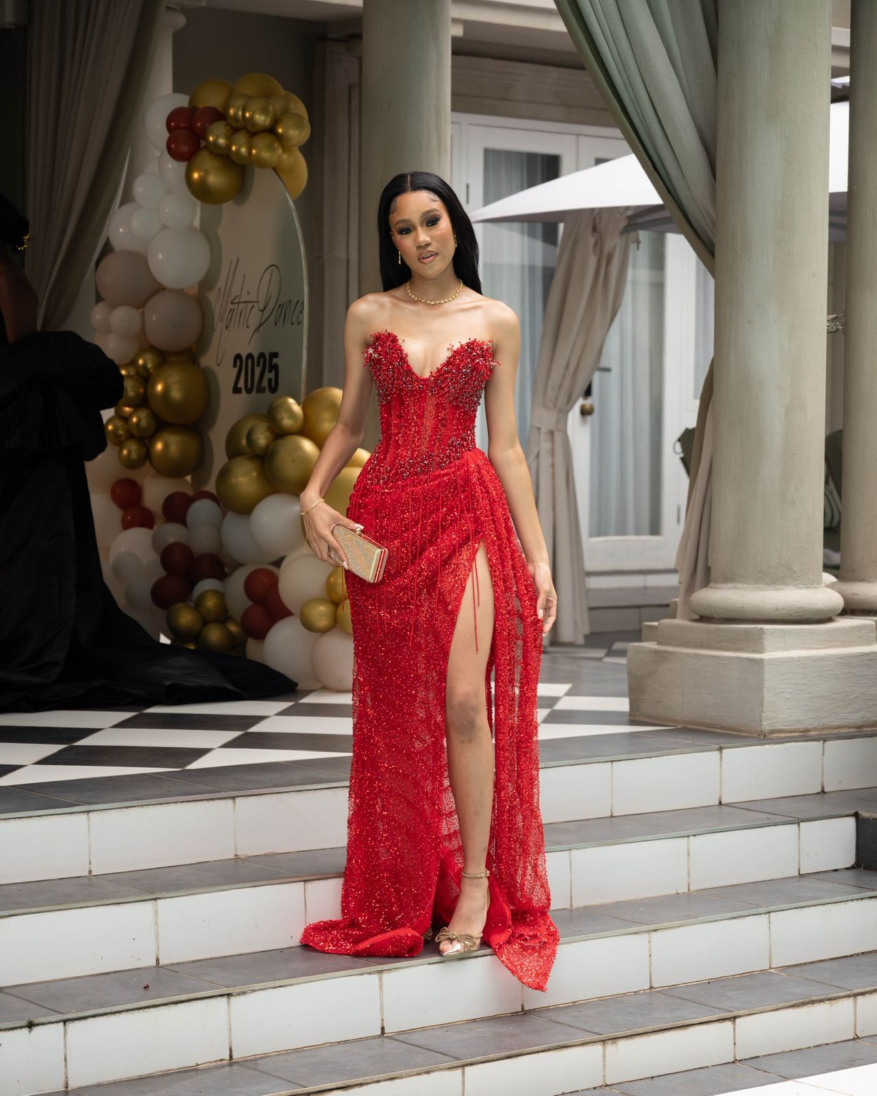 The Scarlet Radiance Gown